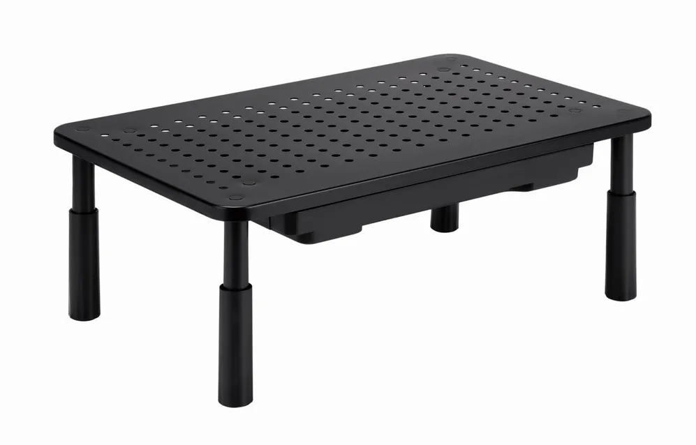Gembird MS-TABLE-D-01 Adjustable monitor stand with drawer (rectangle)