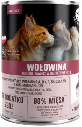 PET REPUBLIC Adult Beef - wet cat food - 400g