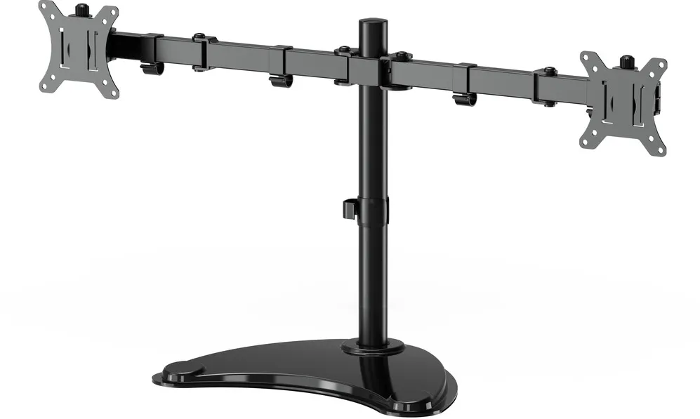 Gembird MS-D2ST-02 Monitor desk stand (rotate, tilt, swivel), 13”-32”, black