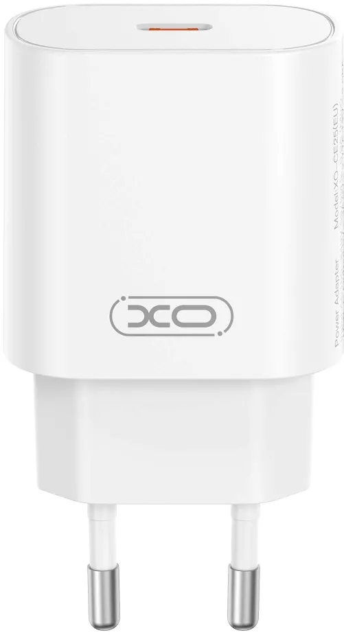 XO wall charger CE25 PD 25W 1x USB-C white