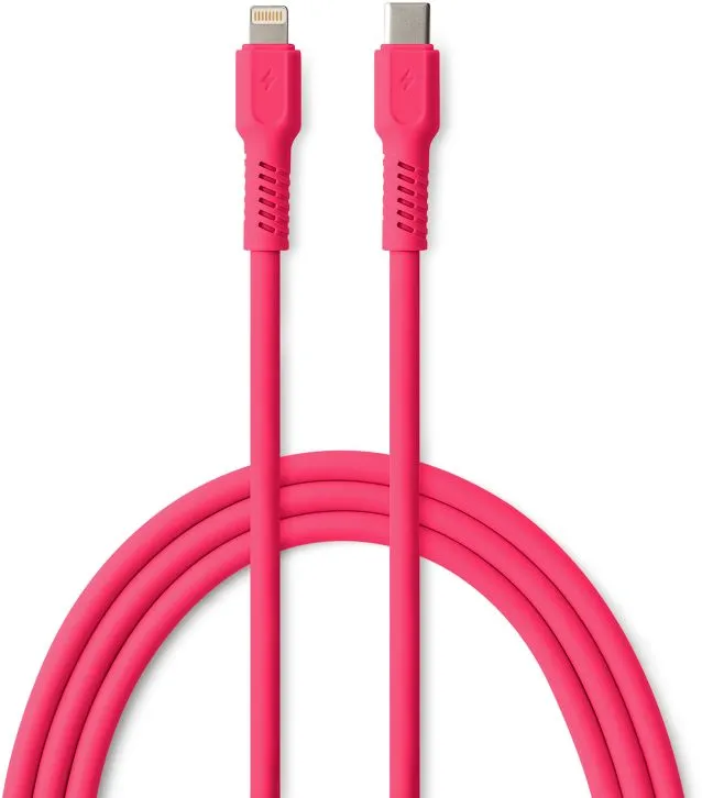 COLORUM cable USB-C - Lightning 1,8m 2,4A CK12-CL-02 xMagenta