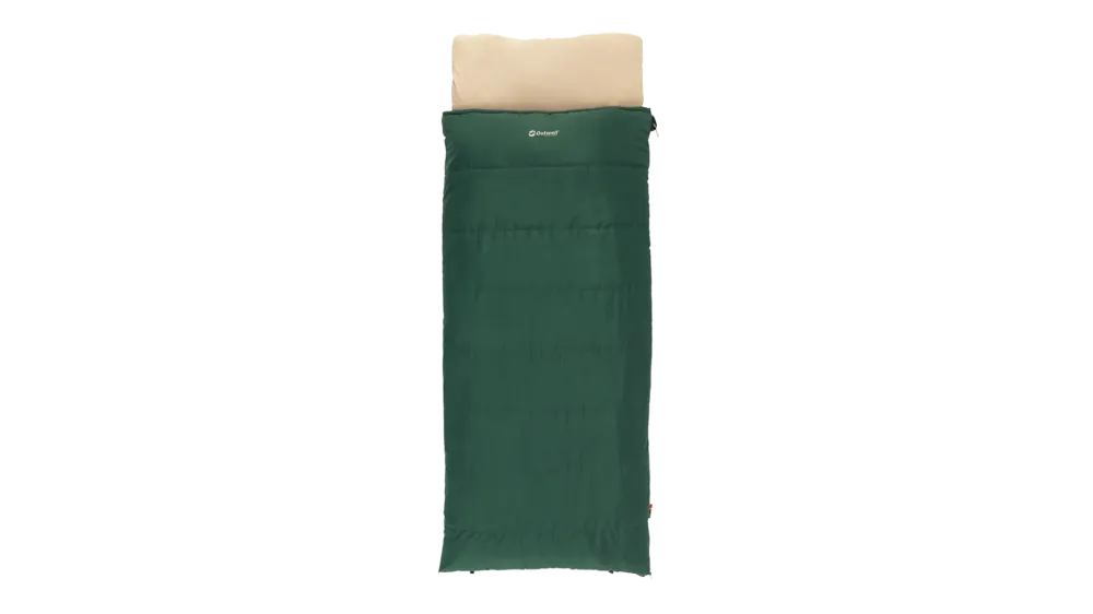 Outwell Contour Prime Sleeping Bag, Left zipper, Green