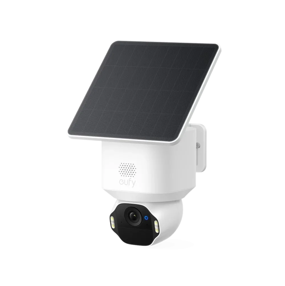 Camera supraveghere video eufy Security SoloCam E42 4K UHD AI Motion Detection 360° PTZ 8x Zoom IP65 Alb