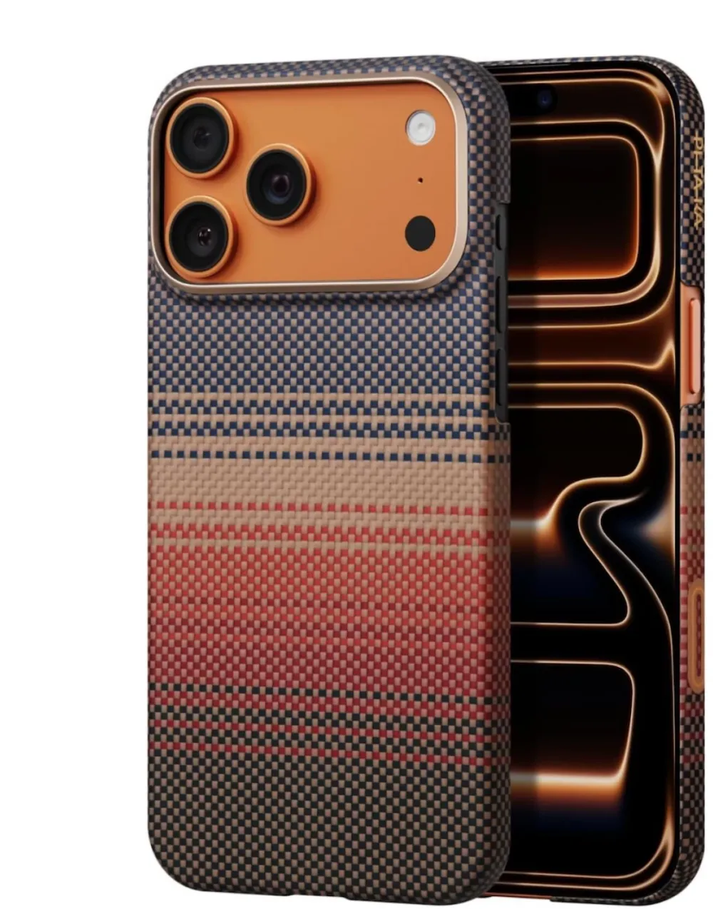 Husa Pitaka pentru iPhone 17 Pro MagEZ 7 Pro 600D Ultra-Slim Sunset