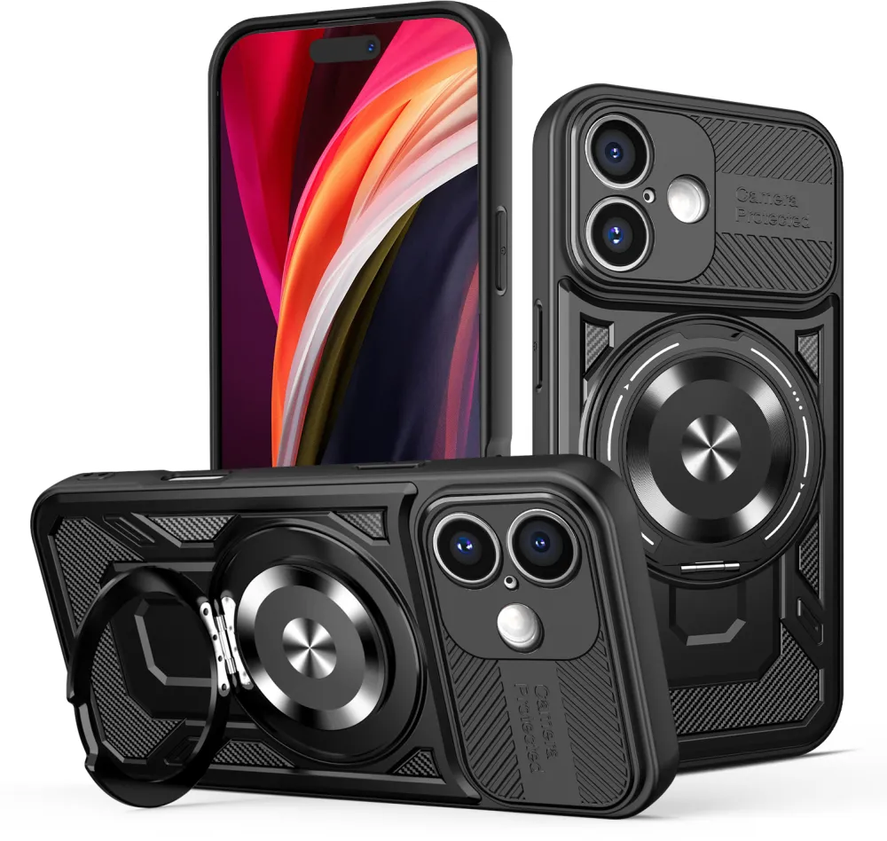 Defender Armor Mag case for iPhone 16 6,1" black