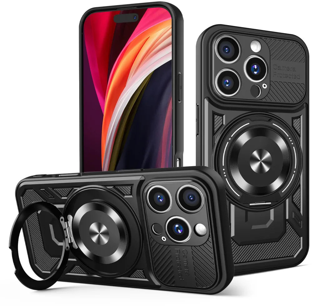 Defender Armor Mag case for iPhone 16 Pro 6,3" black