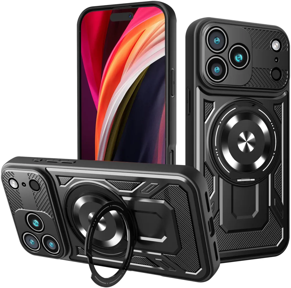 Defender Armor Mag case for iPhone 17 Pro Max 6,9"/ 18 Pro Max 6,9" black