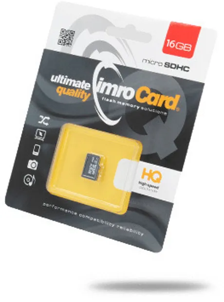 Imro memory card 16GB microSDHC cl. 10 UHS-I