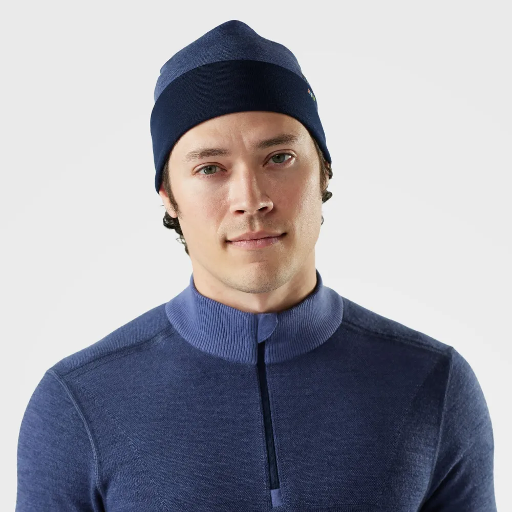 Smartwool - caciula - Thermal Merino Reversible Cuffed Beanie - Nightfall/Deep Navy - OS