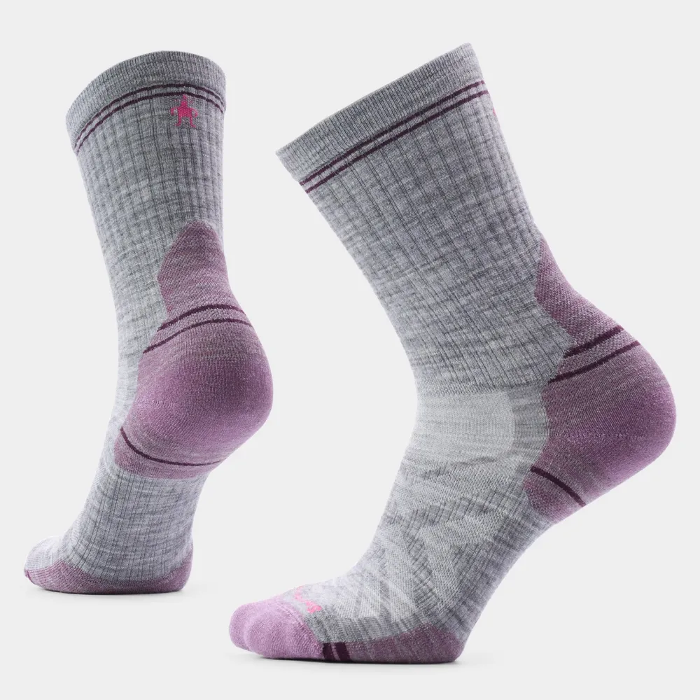 Smartwool - sosete merino - Mid Crew | Targeted Cushion | Hike W - Light Gray - S (34-37)