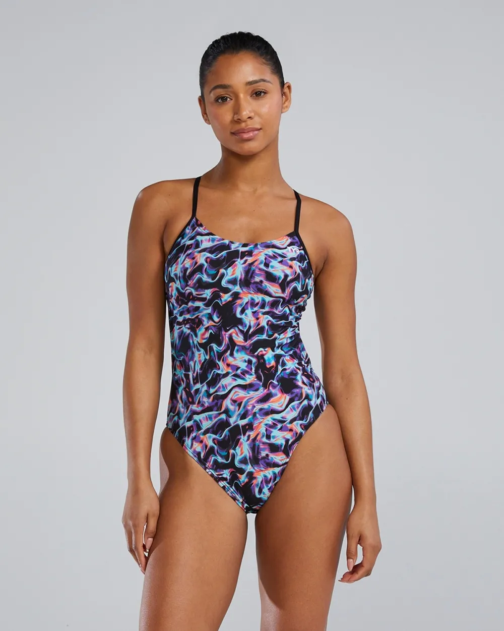 TYR - costum inot intreg pentru femei - ENERGIA Durafast Elite Cutoutfit W - multicolor - 34 (M)