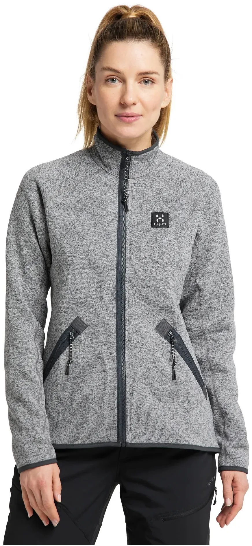 Haglofs - Jacheta fleece pentru femei - Risberg - concrete - S