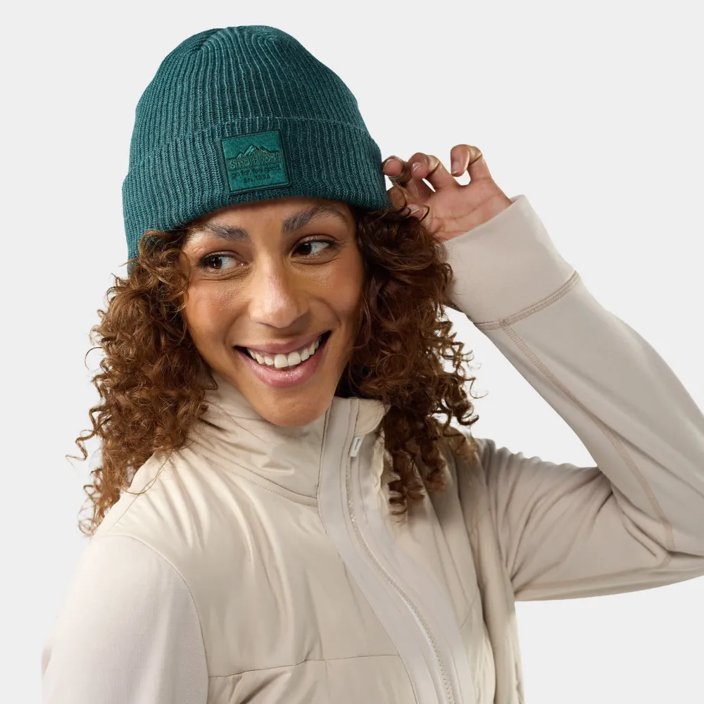 Smartwool - caciula - Smartwool Patch Beanie - Dusty Teal Heather - OS