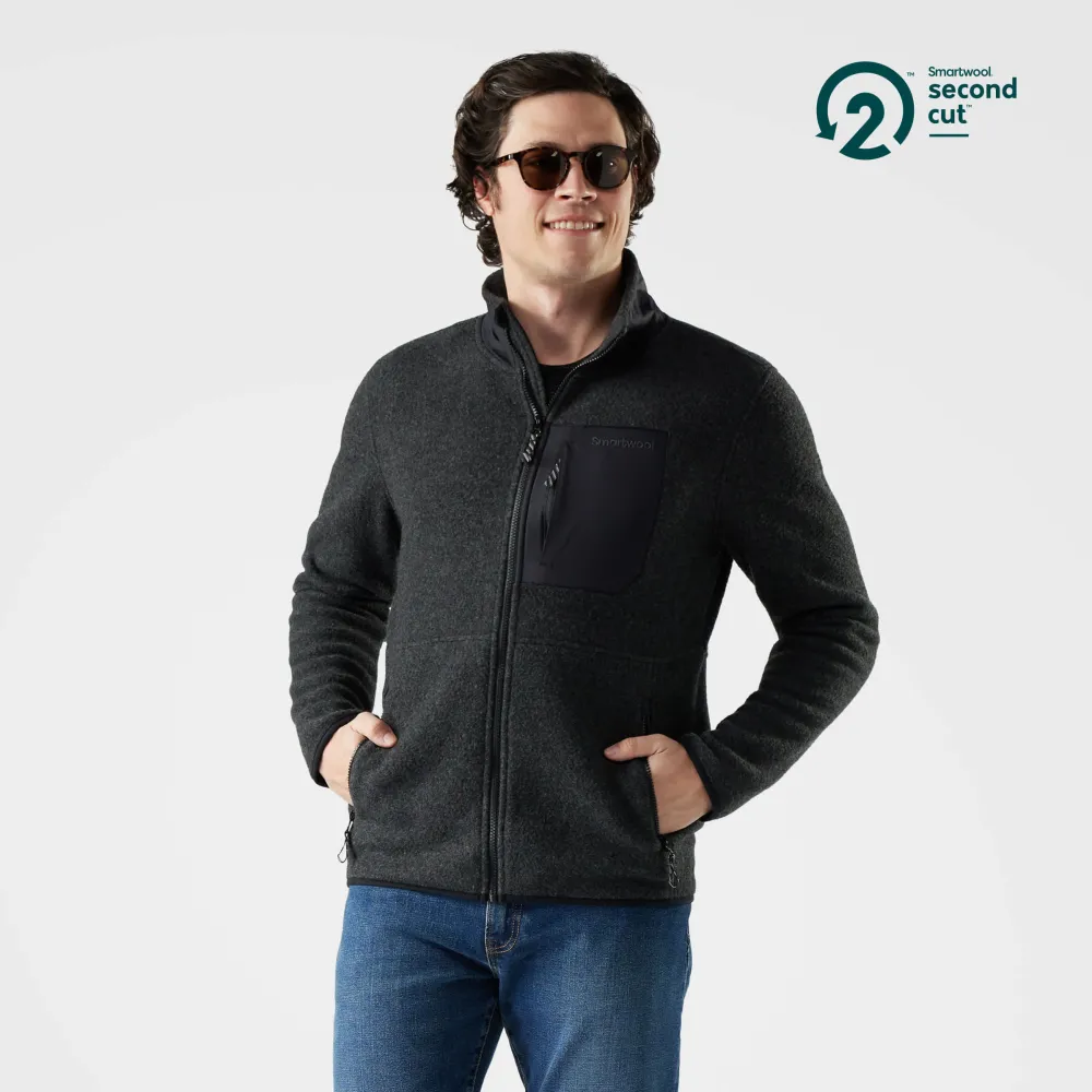 Smartwool - geaca - Second Cut Fleece Jacket - Charcoal - L