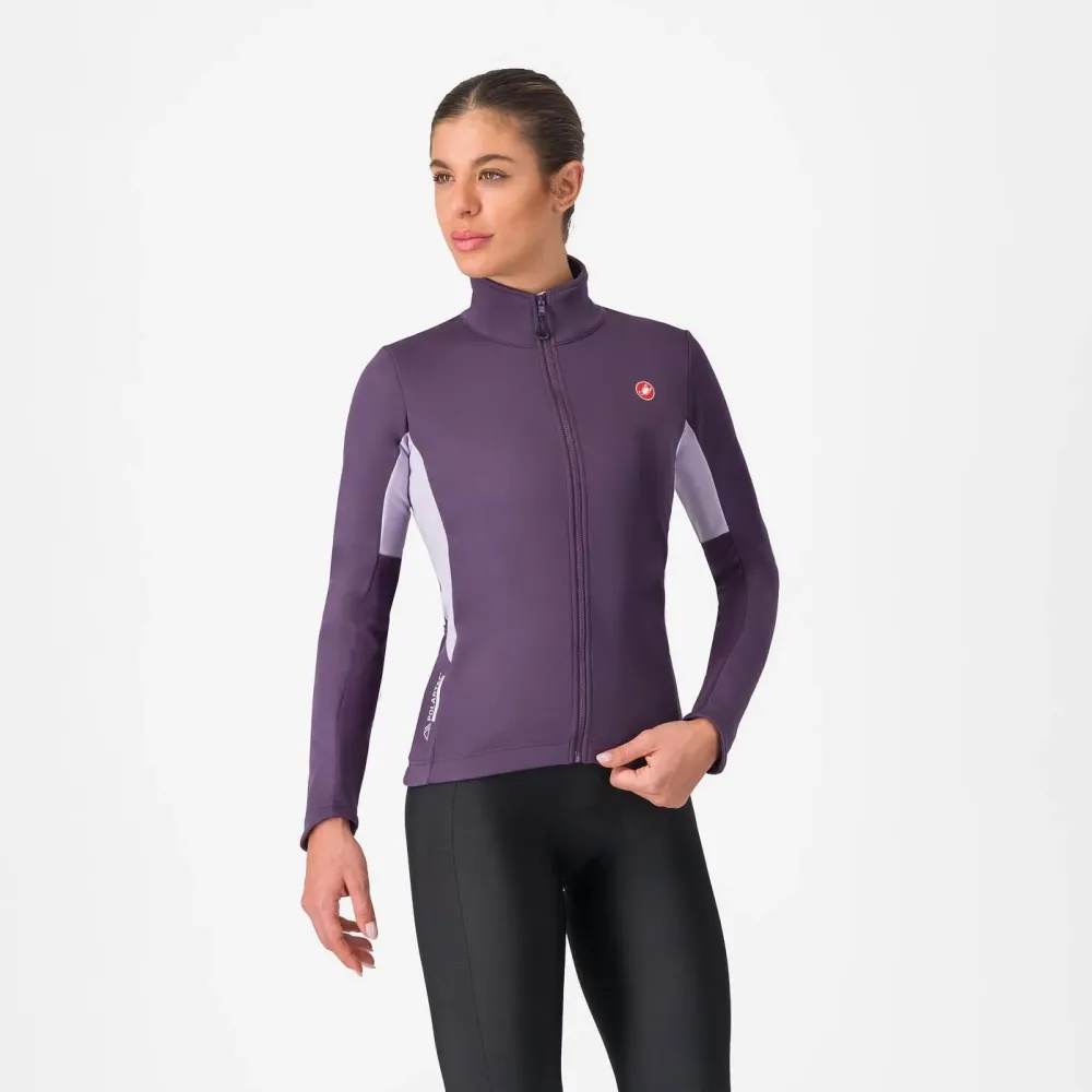 Castelli - jacheta ciclism iarna - Entrata 2 W Jacket - night shade/purple mist - S