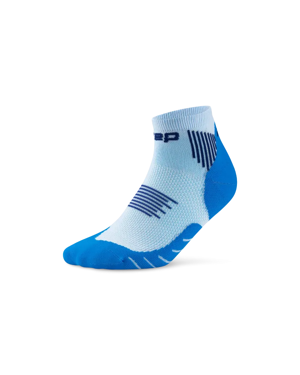 CEP - sosete compresie low cut - Run 5.0 - blue | ice - III (39-42)