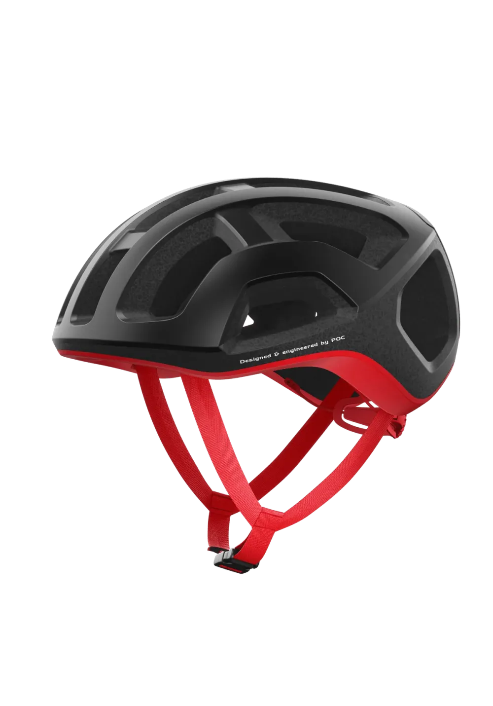 POC - casca ciclism - Ventral Lite - Uranium Black/Prismane Red Matt - M 54-59
