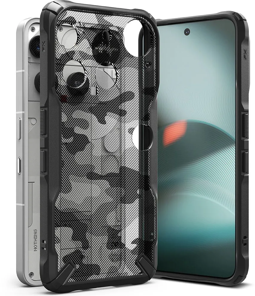 Ringke Fusion X Case for Nothing Phone 3 - Gray and Black