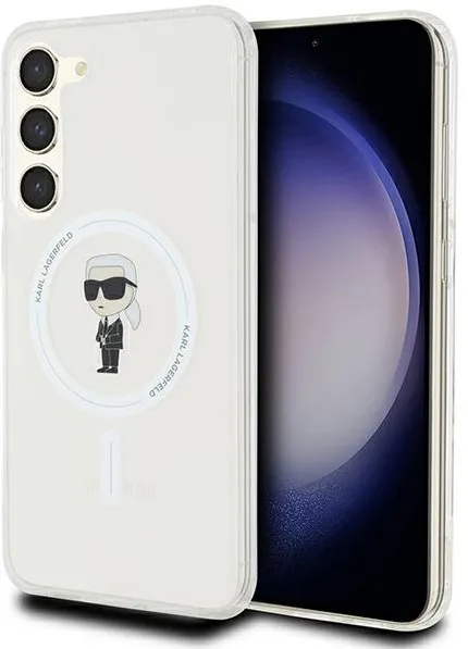 Karl Lagerfeld IML Ikonik MagSafe case for Samsung Galaxy S23+ - transparent