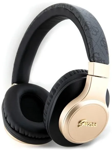 Guess Bluetooth on-ear headphones GUBH604GEMK black/black 4G Script