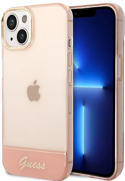 Guess GUHCP14MHGCOP iPhone 14 Plus 6.7 "pink / pink hardcase Translucent