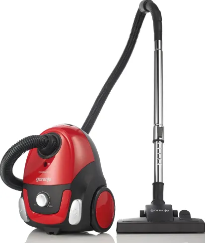 Aspirator GORENJE cu sac VCEB11CXRII, putere 750W, rosu