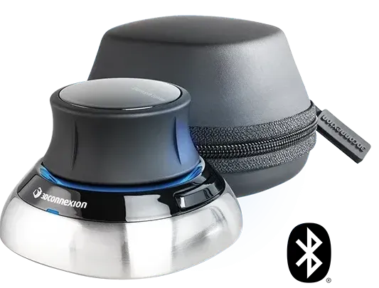 Mouse 3D wireless 3dconnexion SpaceMouse Wireless negru argintiu