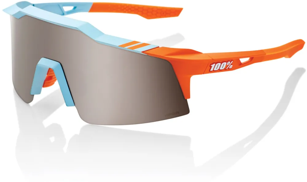 100% 100percent Speedcraft SL - HiPER Mirror Lens Black Holographic