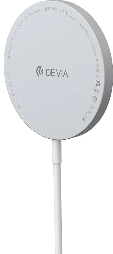 Devia wireless charger Smart magnetic 15W white