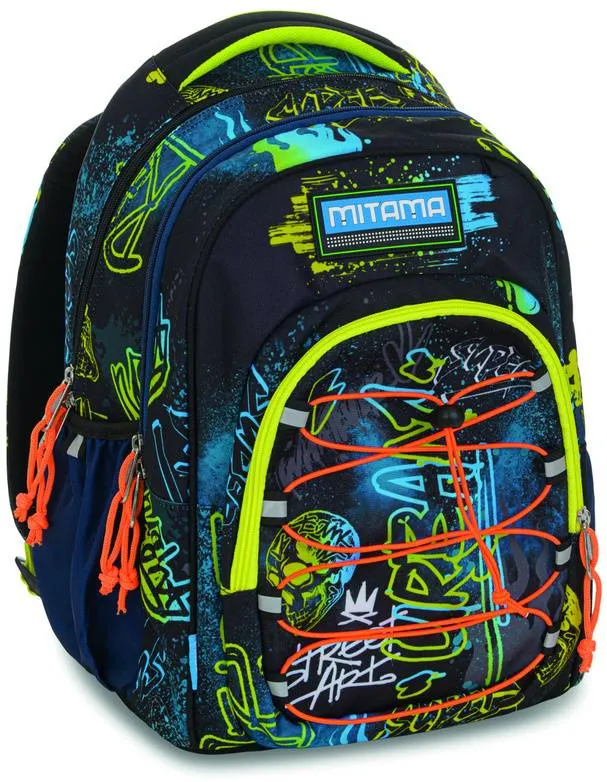 Ghiozdan Mitama New Plus, 3 compartimente, Urban Evo