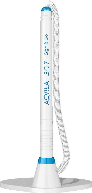 Pix fara mecanism cu suport Sign&Go, varf 1 mm, culoare scriere albastru
