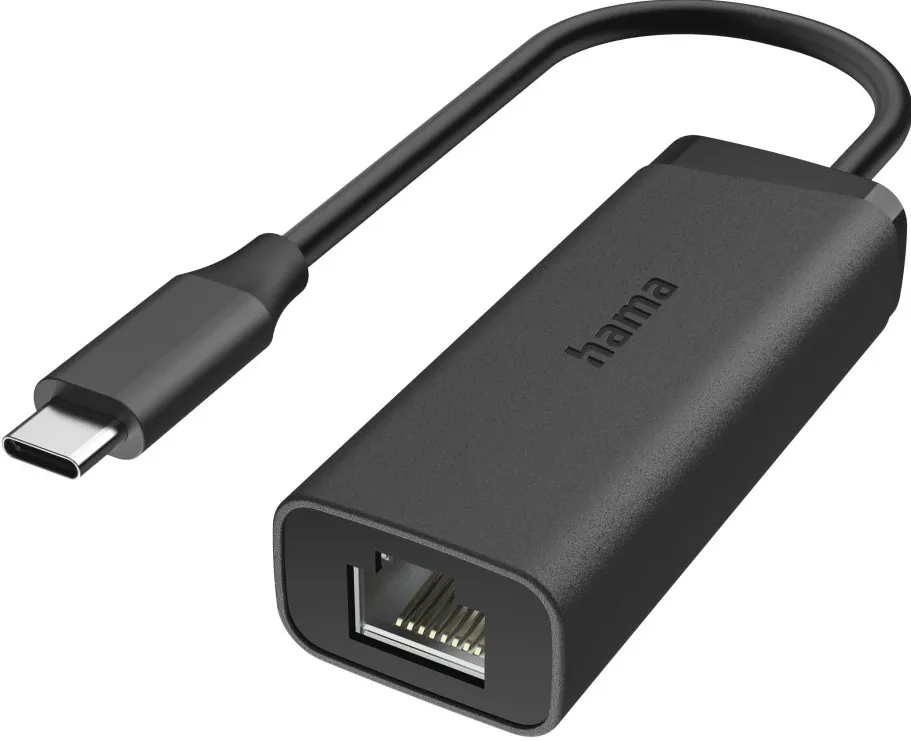 Network adapter, USB-C Plug - LAN/Ethernet Socket, 2.5 Gigabit Ethernet