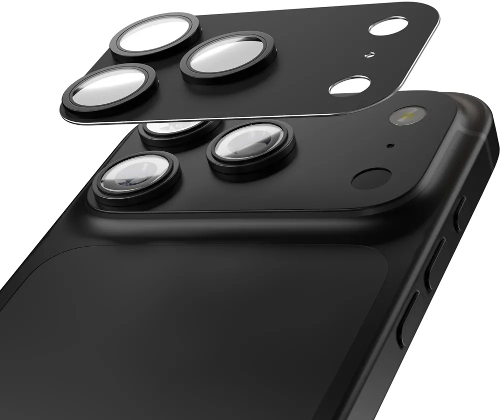 Etteri full camera lens guard for iPhone 17 Pro black
