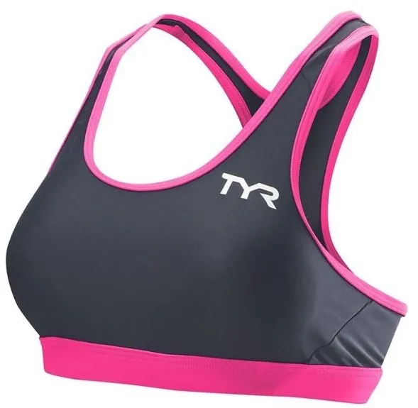 TYR - BCORF-030-S FEMALE COMPETITOR RACERBACK TRIBRA-GREY/PINK-S