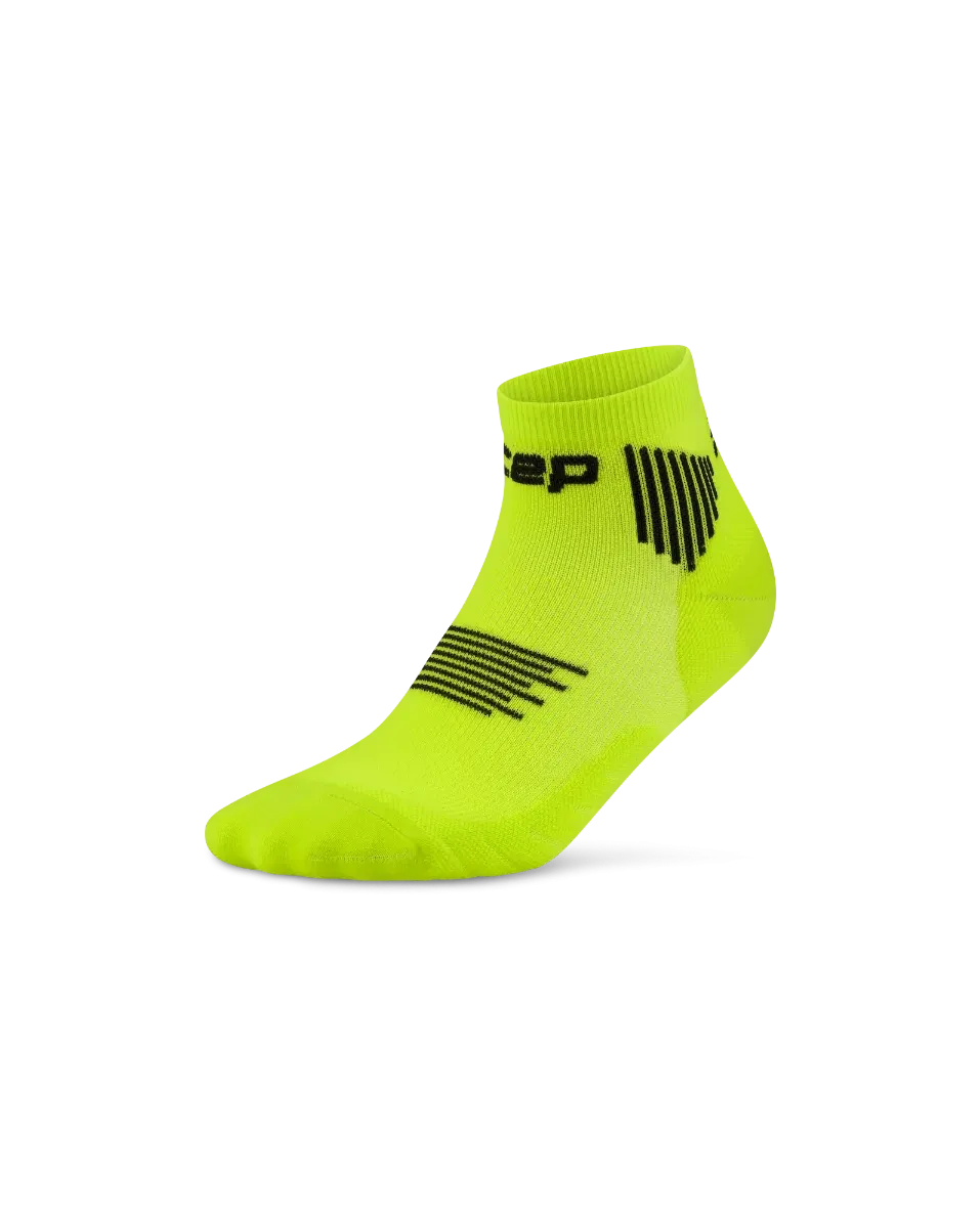 CEP - sosete compresie low cut - Run 5.0 W - lime | black - IV (40-43)