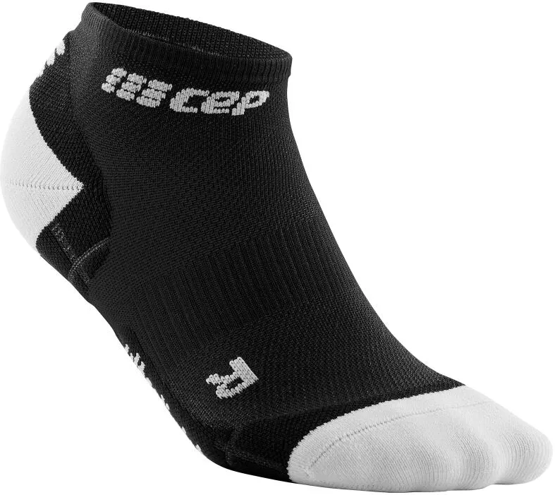 CEP - sosete compresie peste glezna - ultralight low-cut socks - black | light grey - II - 34-37