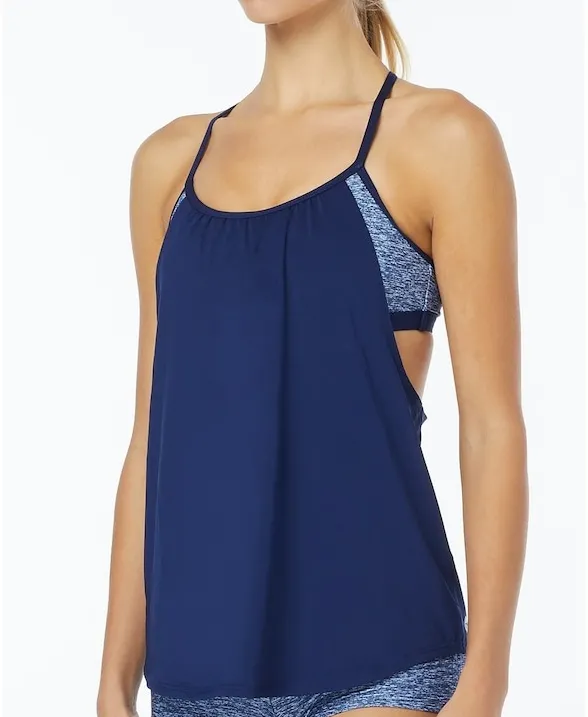 TYR - MANTRA SHEA 2 IN 1 TANK-GREY - XS