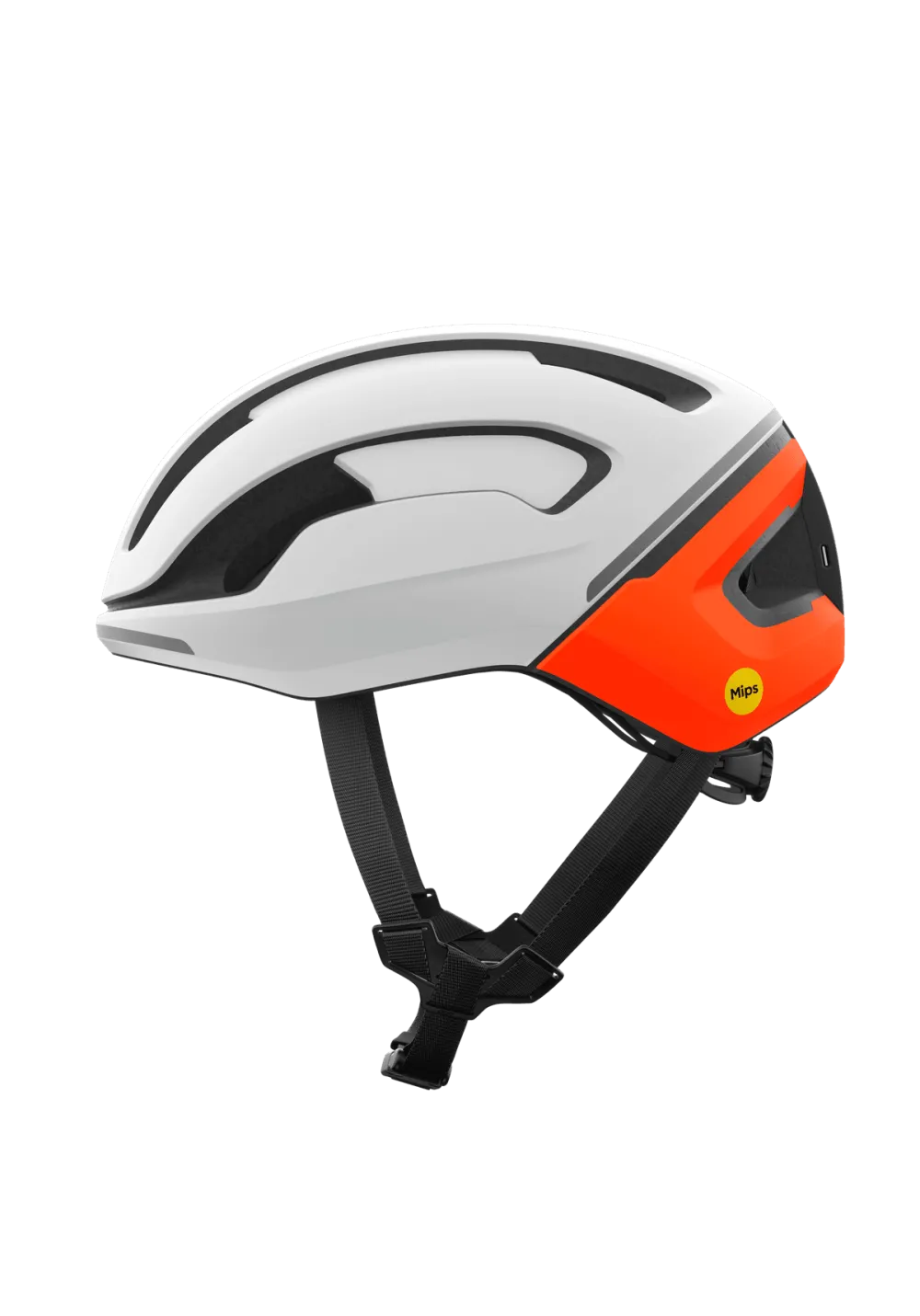 POC - casca ciclism sosea - Omne Beacon Mips - Hydrogen White Matt I Fluorescent Orange Matt - L (56-61 cm)