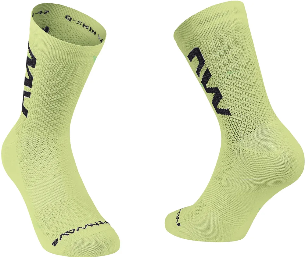 Northwave - sosete ciclism - Extreme Air Mid - inaltime 12 cm - verde Cool Matcha - S - 36-39