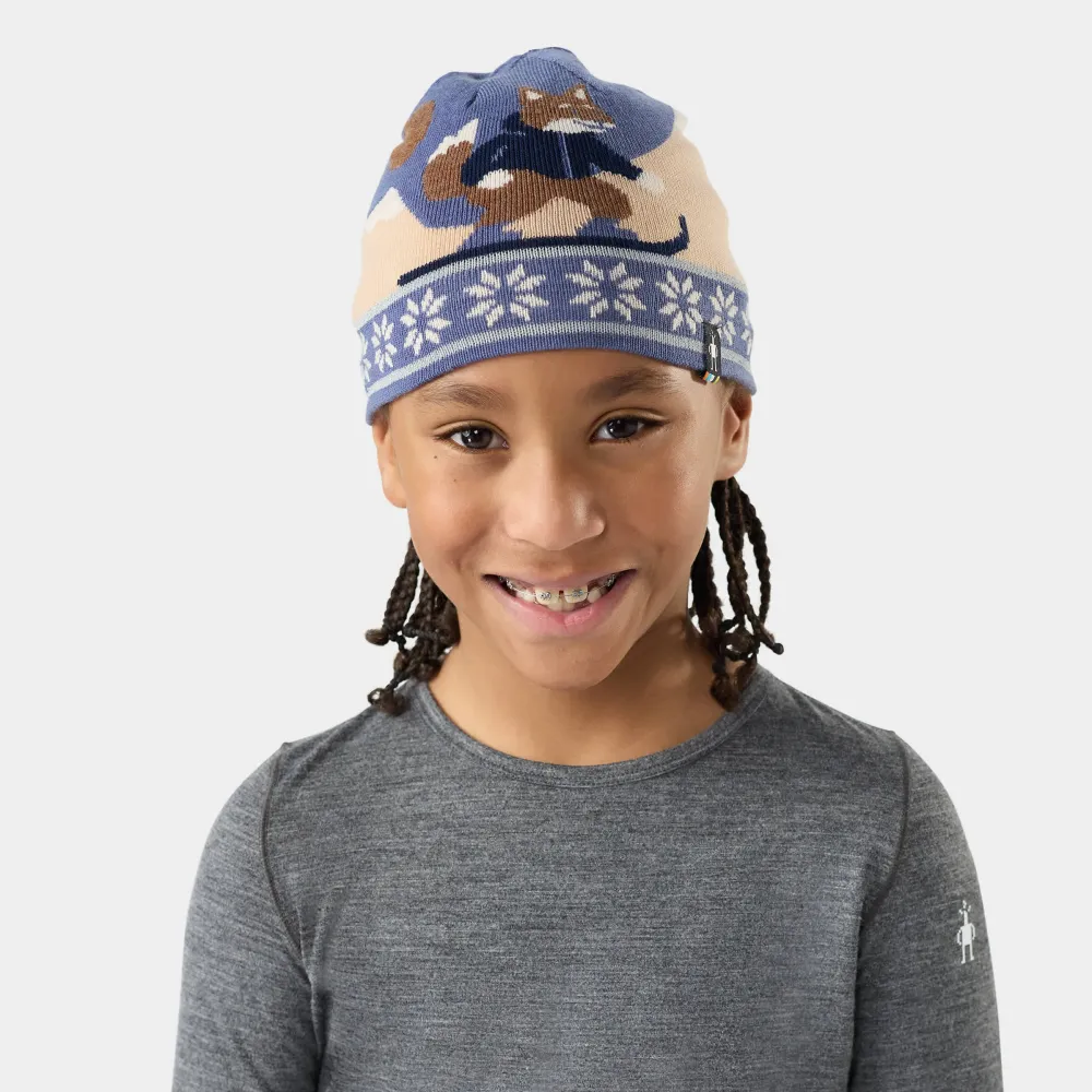 Smartwool - caciula - Reversible Art Beanie K - Nightfall Blue - S/M