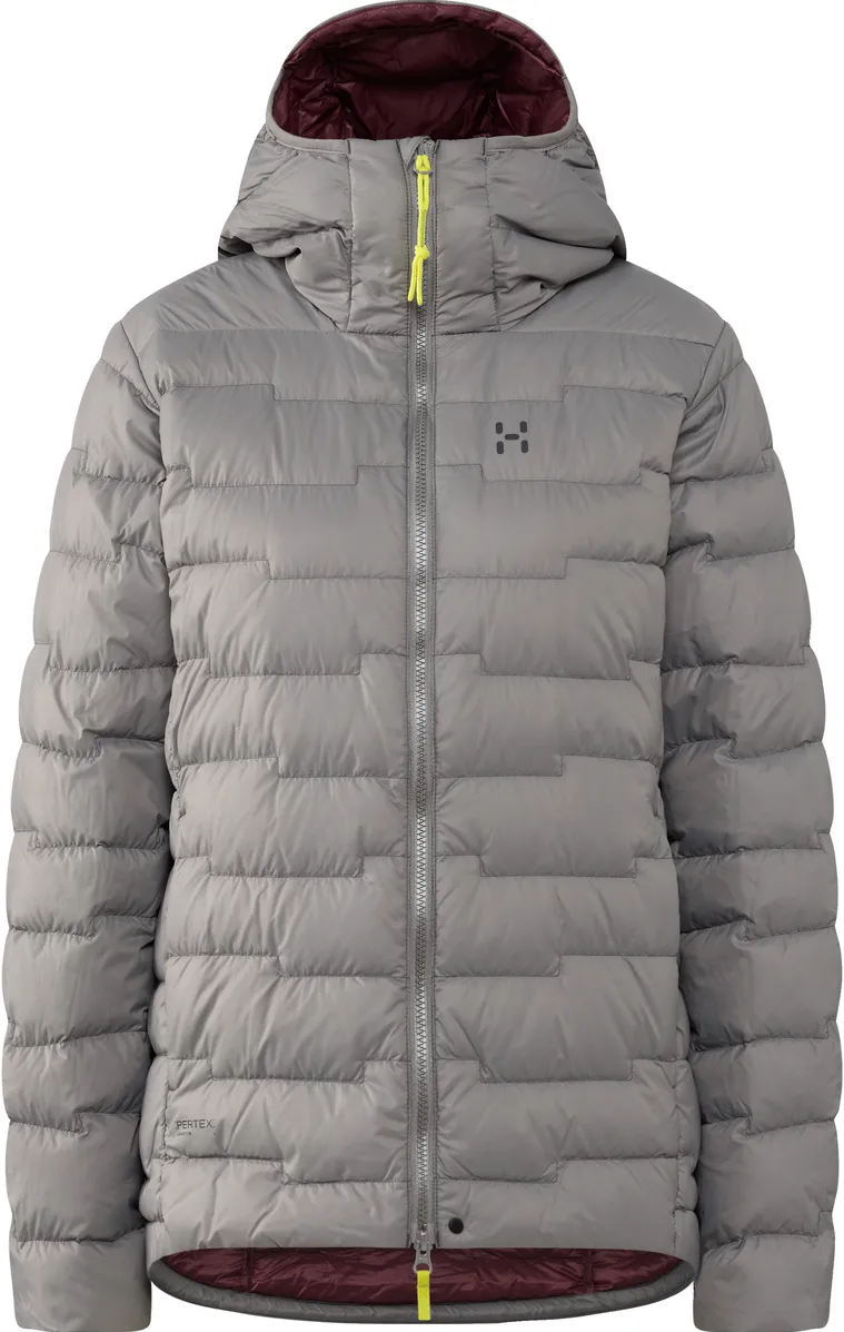 Haglofs - geaca dama - ROC Flash Down Hood Women - Grey - M