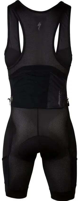 Specialized - pantaloni ciclism scurti cu bretele si bazon - Men`s Mountain Liner w/SWAT - Black M