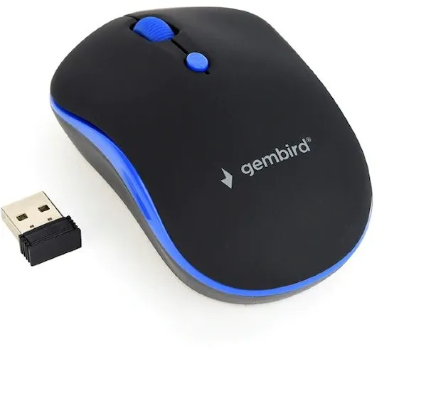 Mouse Gembird MUSW-4B-03-B Black-Blue