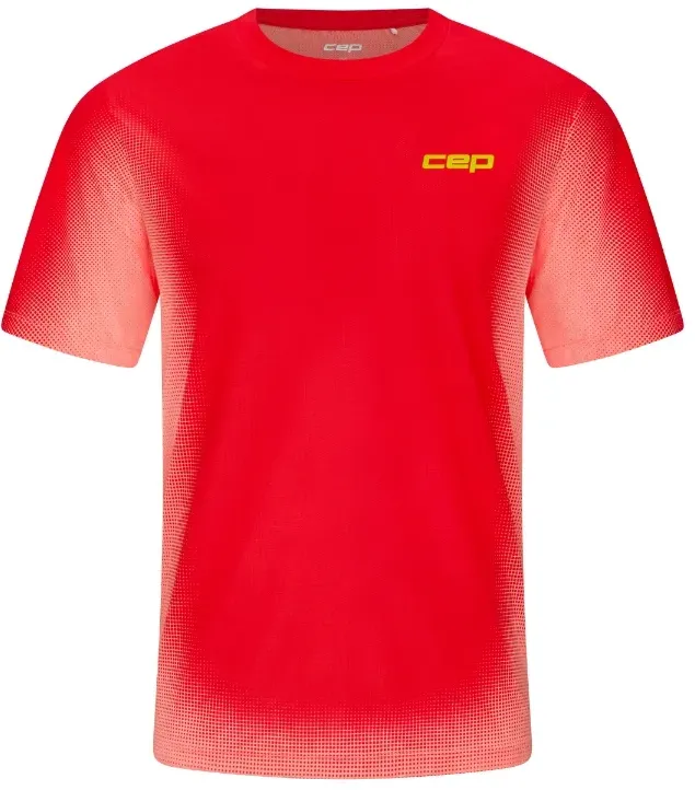 CEP - tricou maneca scurta - Run - neon coral | fade - S