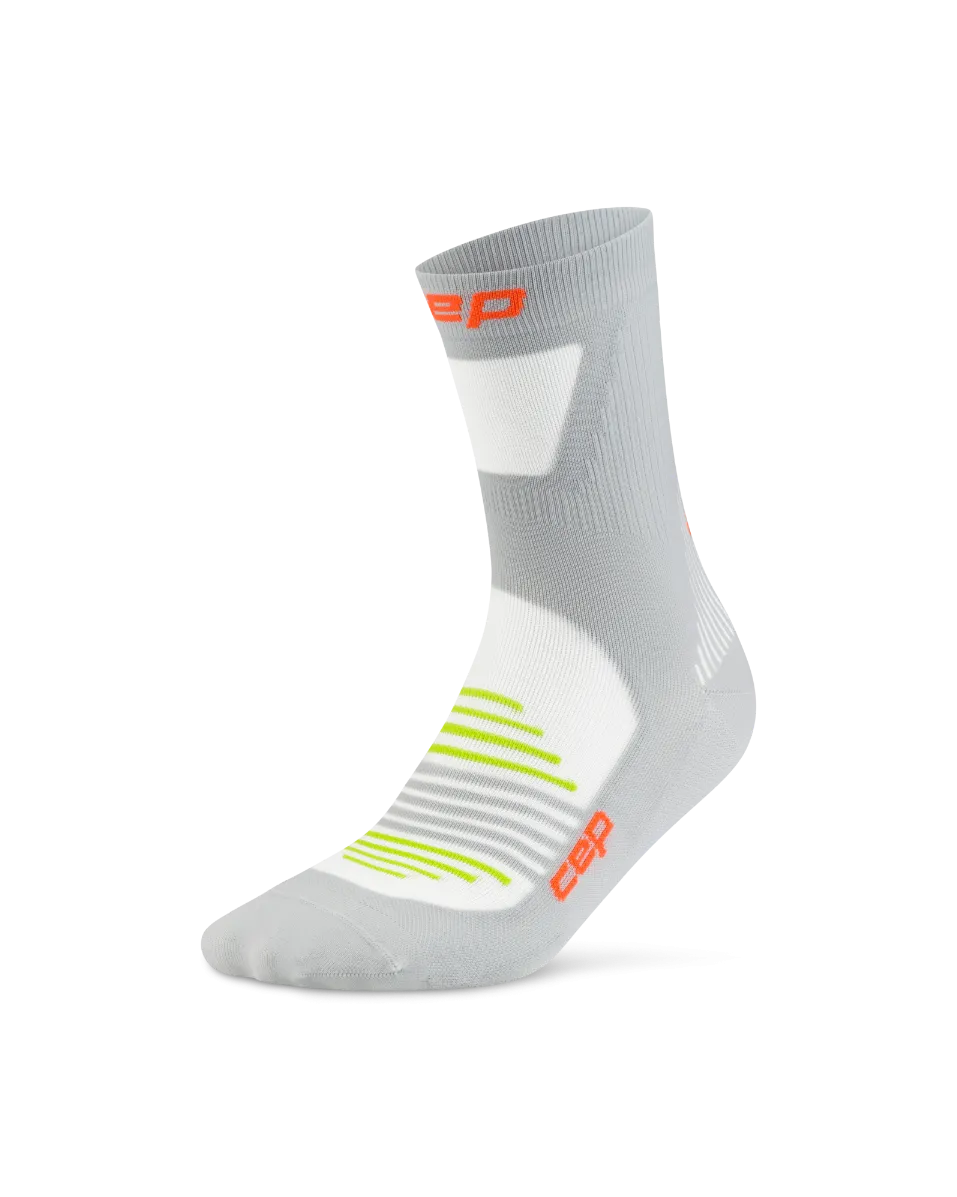 CEP - sosete compresie mid cut - Pro Run Ultralight - grey - III (39-42)