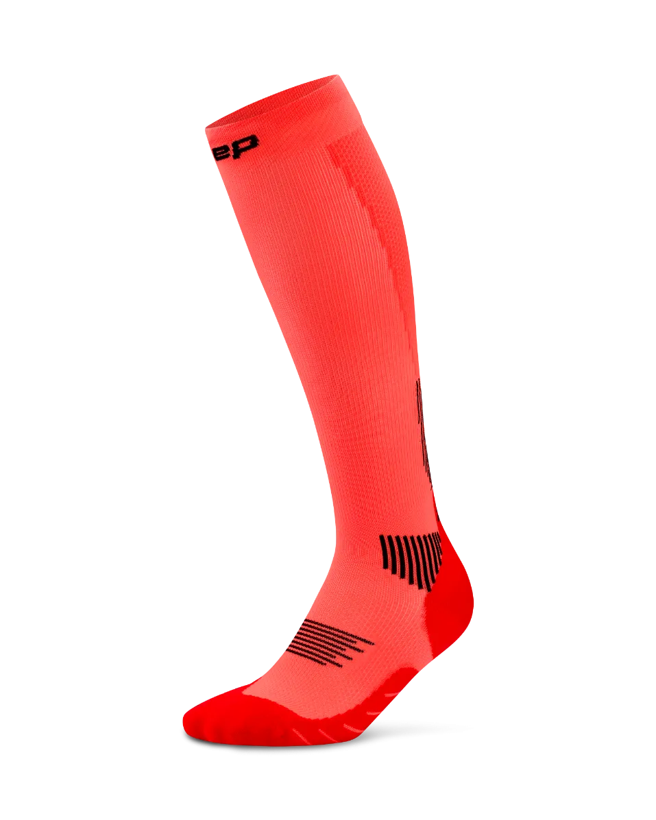 CEP - sosete compresie tall - Run 5.0 W - neon coral - IV