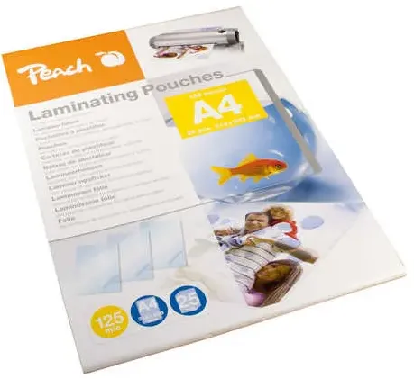Peach Laminierfolien A4 125mic glänzend PPR525-02 25PK