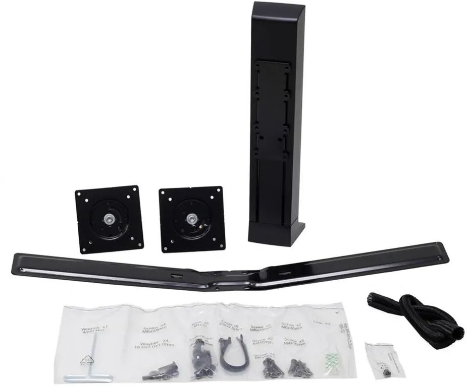Ergotron WorkFit Dual Monitor Kit (Black)