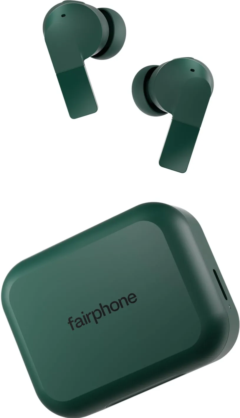 Fairphone Fairbuds 2 (green, Bluetooth, USB-C, ANC, Lossless Audio Support)