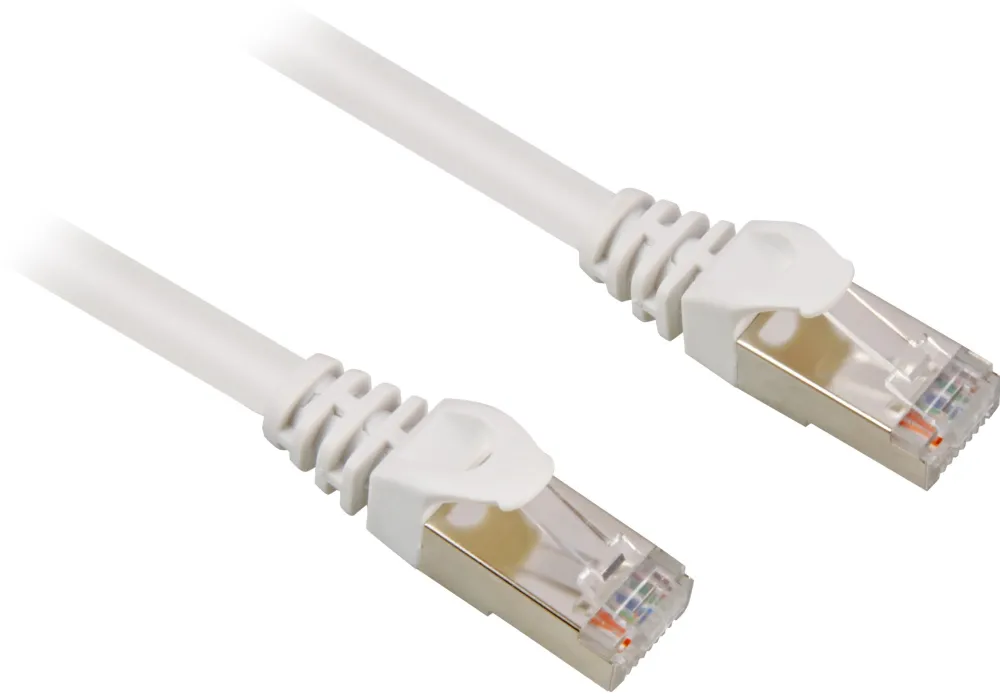 Sharkoon kabel sieciowy RJ45 CAT.6 SFTP - biały - 1.5m